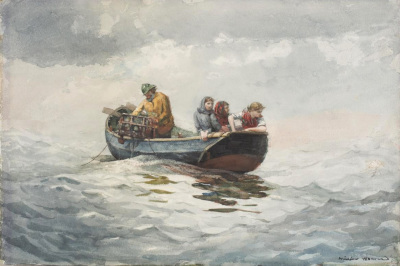 Crab Fishing Winslow Homer